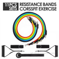 Bandas de resistência de látex de fitness para cordas puxadas